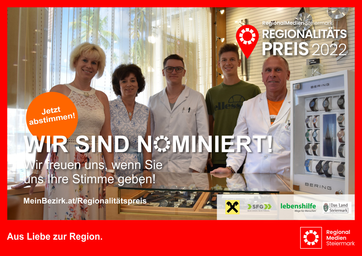 BINDER ist für den Regionalitätspreis 2022 nominiert!